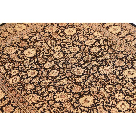 Tappeto Ghom seta Persia grigio 100x151