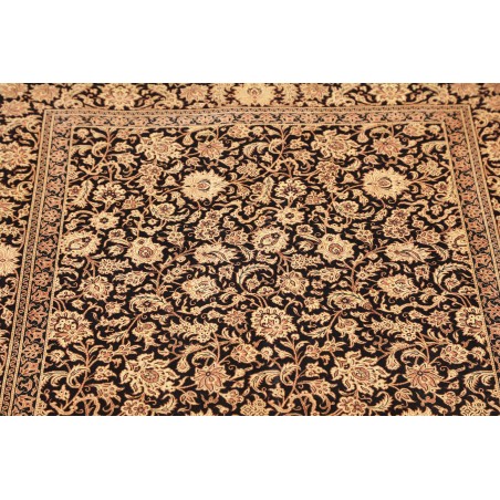 Tappeto Ghom seta Persia grigio 100x151