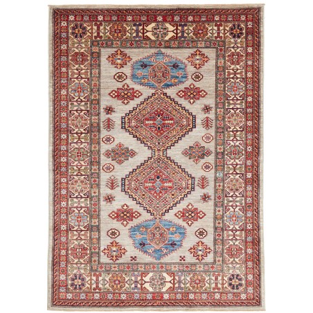Tappeto Kazak Fine Pakistan marrone azzurro 149x207