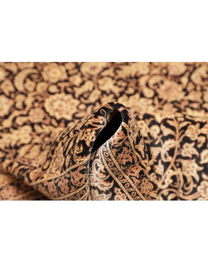 Tappeto Ghom seta Persia grigio 100x151