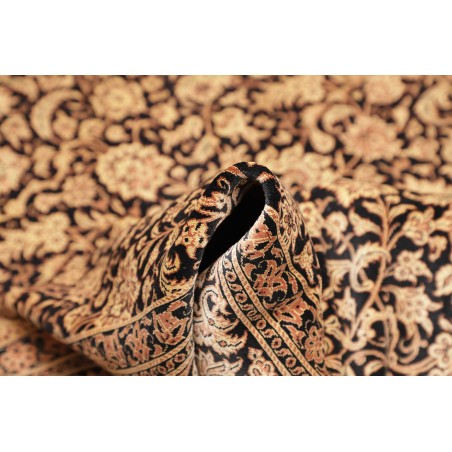 Tappeto Ghom seta Persia grigio 100x151