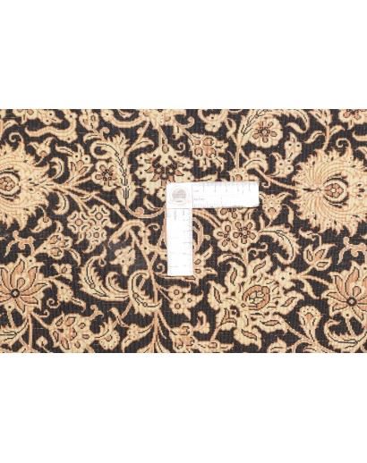 Tappeto Ghom seta Persia grigio 100x151