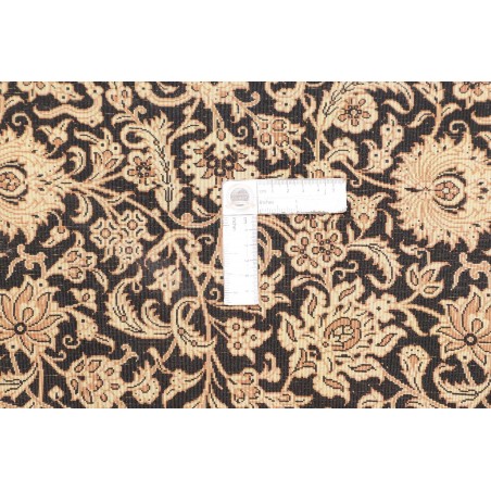 Tappeto Ghom seta Persia grigio 100x151