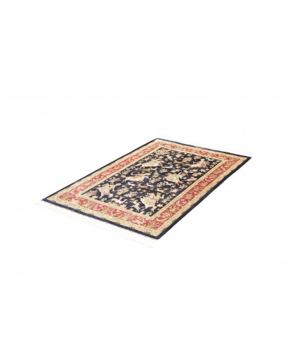 Tappeto Ghom seta Persia grigio 97x147