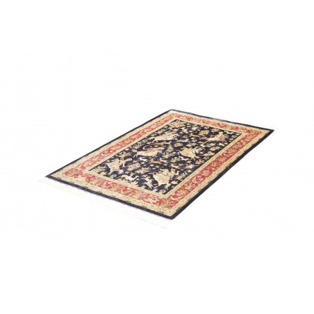 Tappeto Ghom seta Persia grigio 97x147