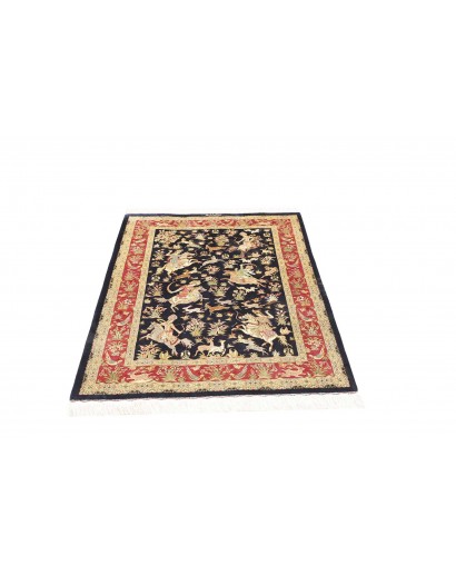 Tappeto Ghom seta Persia grigio 97x147