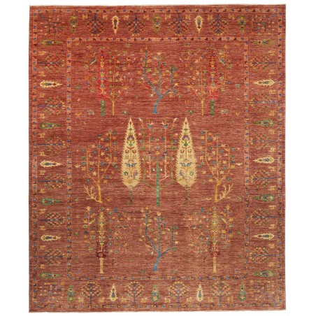 Tappeto Shahi Pakistan marrone arancione 247x295
