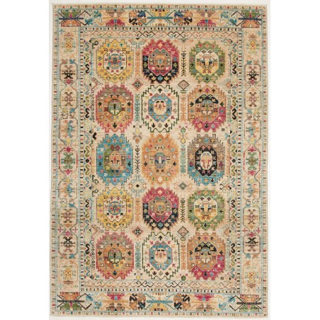 Tappeto Tribal Pakistan marrone grigio 146x213