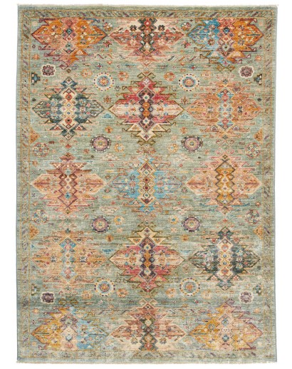 Tappeto Tribal Pakistan marrone 147x203