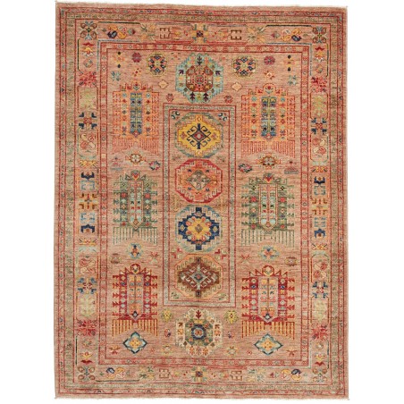 Tappeto Tribal Pakistan marrone 151x203