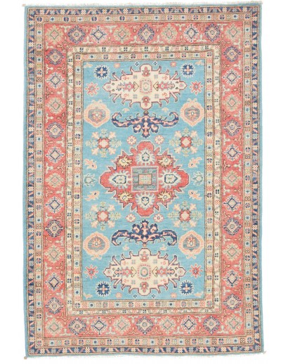 Tappeto Kazak Afghanistan beige bianco 121x178
