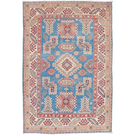 Tappeto Kazak Afghanistan beige grigio 125x182