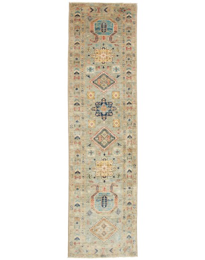 Tappeto Tribal Pakistan marrone 75x285