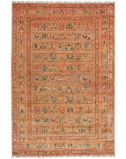 Tappeto Rubin Pakistan arancione 163x243