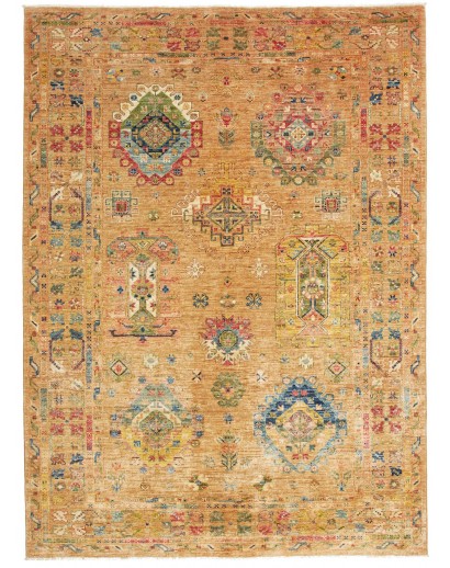 Tappeto Tribal Pakistan marrone grigio 170x235