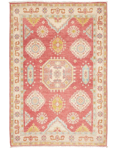 Tappeto Kazak Afghanistan marrone rosso 83x124