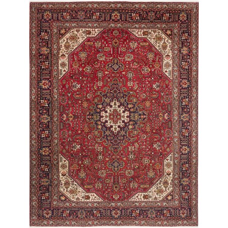 Tappeto Tabriz Persia marrone giallo 248x334