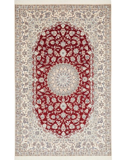 Tappeto Nain 6La Persia bianco grigio 152x241