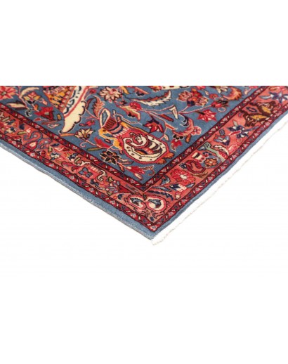 Tappeto Sarough Persia azzurro giallo 76x90