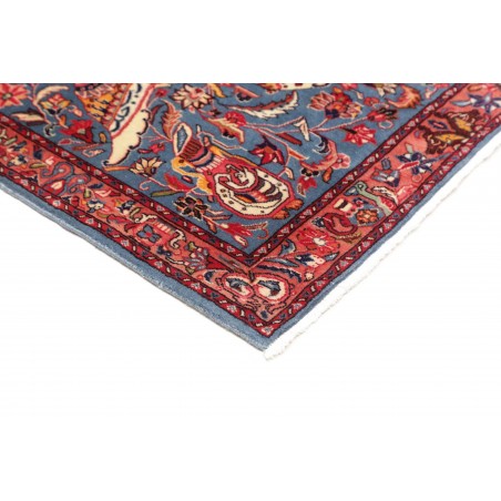 Tappeto Sarough Persia azzurro giallo 76x90