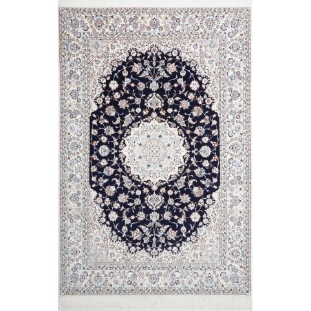 Tappeto Nain 6La Persia bianco grigio 157x237