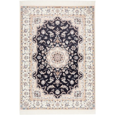 Tappeto Nain 6La Persia bianco grigio 126x175