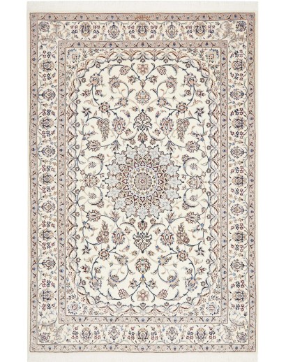 Tappeto Nain 6La Persia bianco grigio 156x234