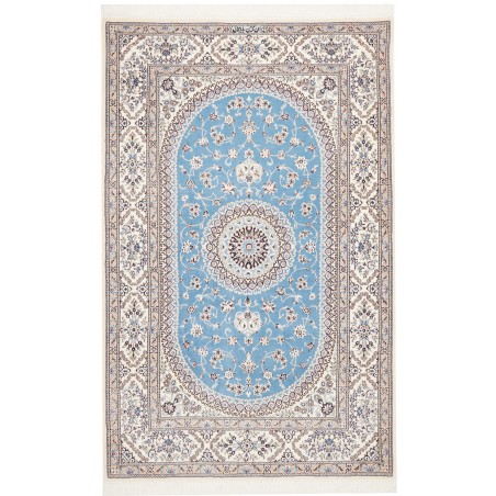 Tappeto Nain 6La Persia bianco grigio 127x200