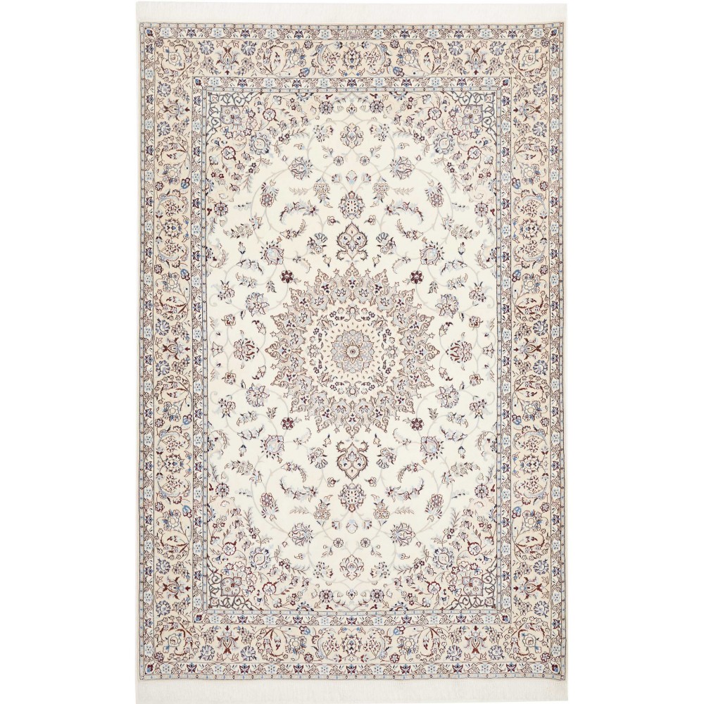 Tappeto Nain 6La Persia bianco 141x214