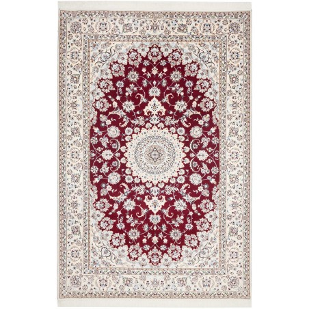 Tappeto Nain 6La Persia bianco grigio 163x245