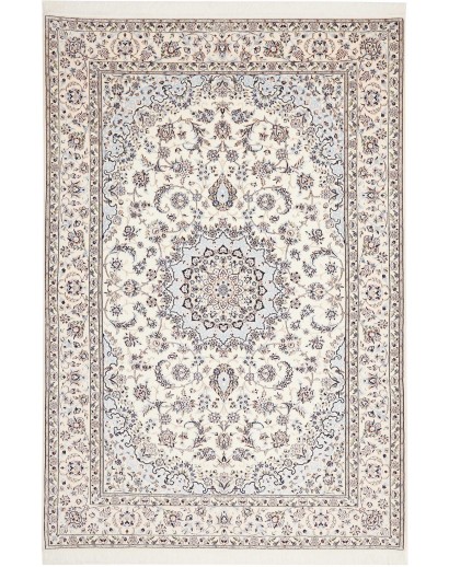 Tappeto Nain 6La Persia bianco grigio 160x231