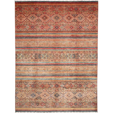 Tappeto Samarkand Pakistan marrone bianco 302x415