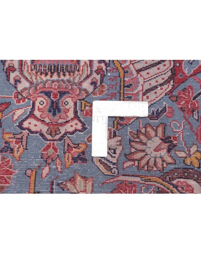 Tappeto Sarough Persia azzurro giallo 76x90