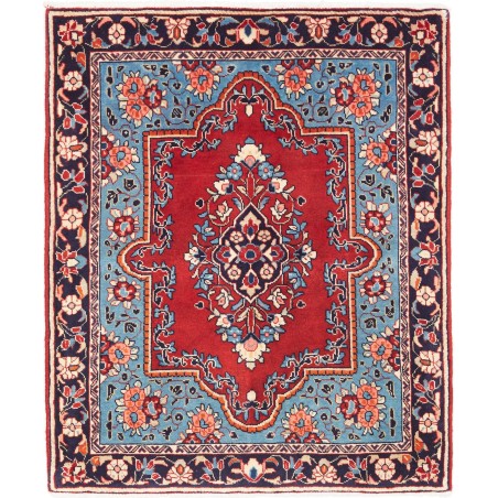 Tappeto Sarough Persia beige grigio 73x88