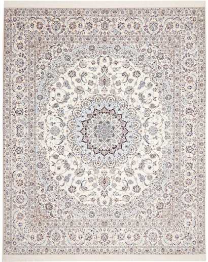 Tappeto Nain 6La Persia bianco grigio 256x312