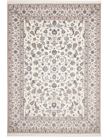 Tappeto Nain 6La Persia bianco grigio 258x356