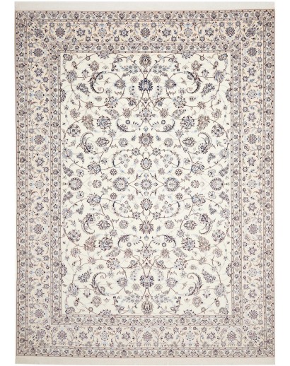 Tappeto Nain 6La Persia bianco grigio 251x356