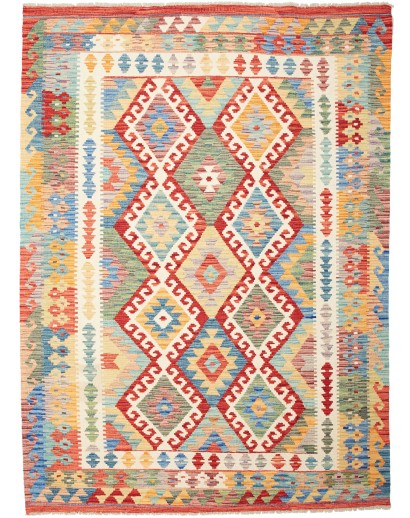 Tappeto Kilim Afghanistan marrone 171x236