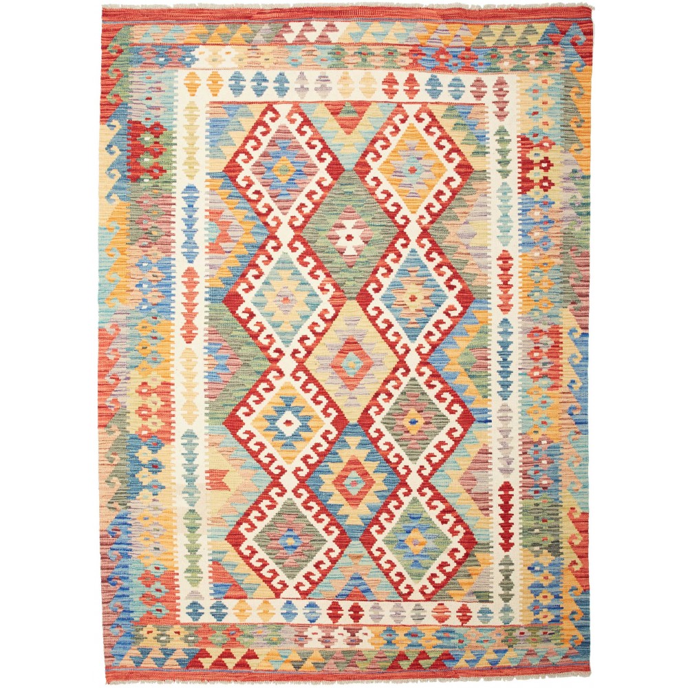 Tappeto Kilim Afghanistan marrone 171x236