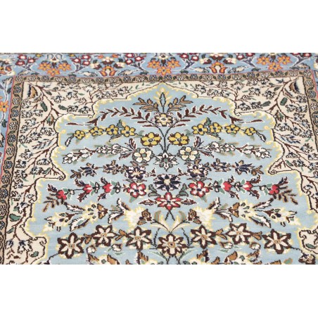 Tappeto Ghom Persia beige verde 101x150