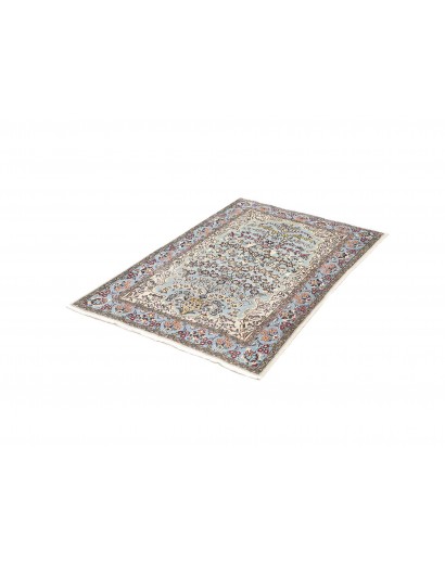 Tappeto Ghom Persia beige verde 100x155