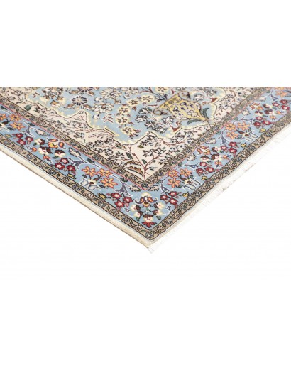 Tappeto Ghom Persia beige verde 100x155