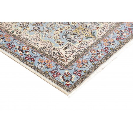 Tappeto Ghom Persia beige verde 100x155