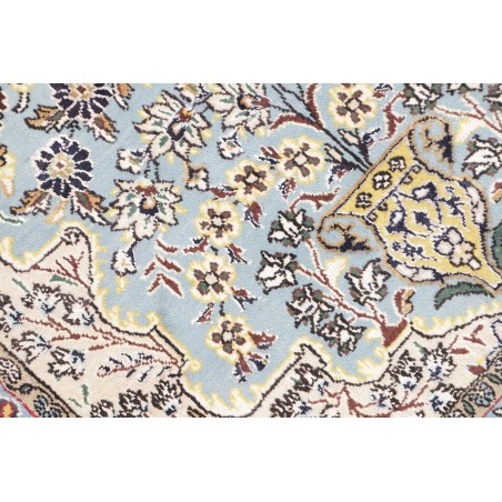 Tappeto Ghom Persia beige verde 100x155