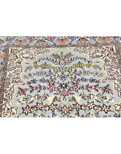 Tappeto Ghom Persia beige verde 100x155