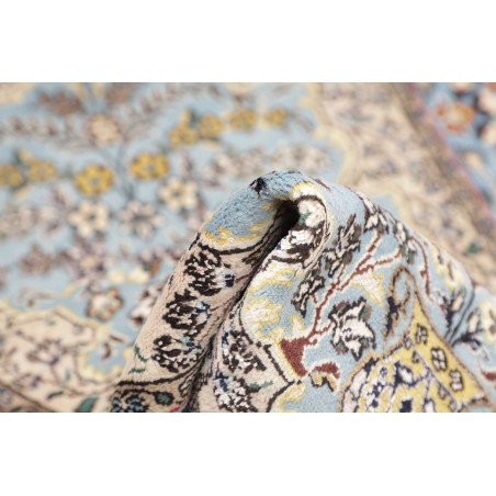 Tappeto Ghom Persia beige verde 100x155