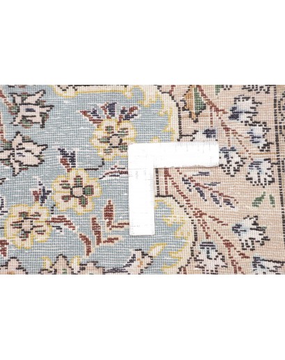 Tappeto Ghom Persia beige verde 100x155
