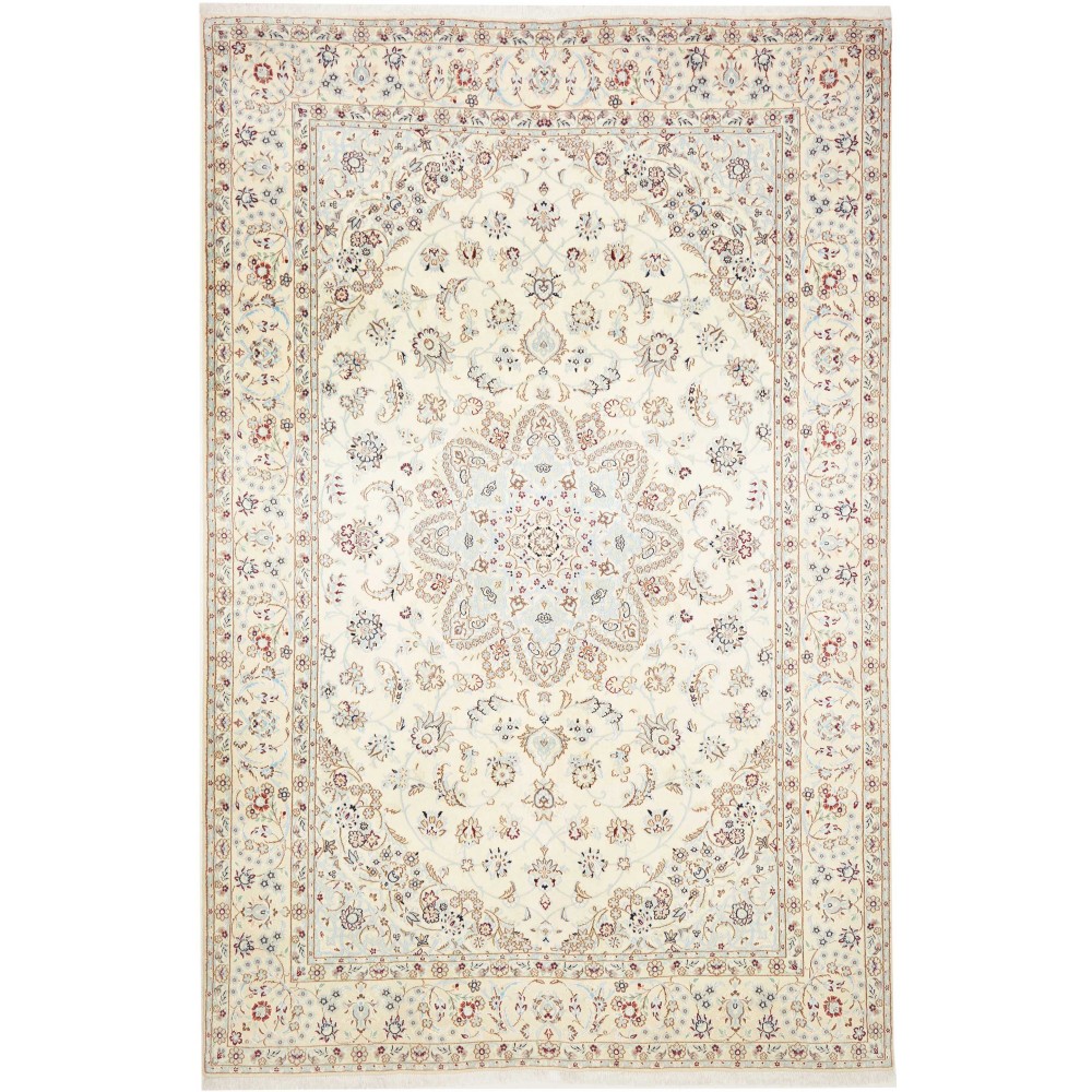 Tappeto Nain 9La Persia bianco marrone 196x300