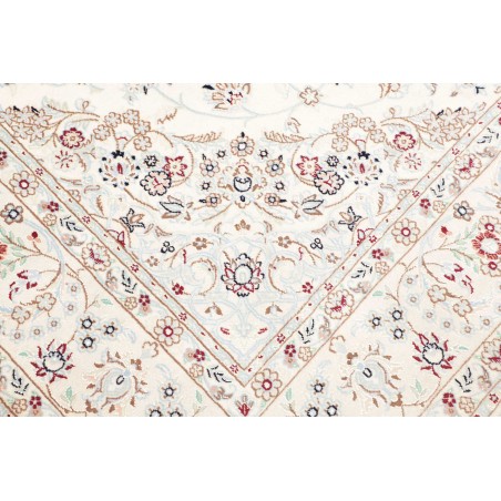 Tappeto Nain 9La Persia bianco marrone 196x300