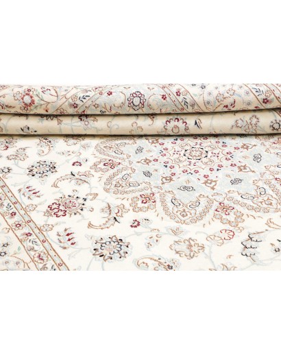 Tappeto Nain 9La Persia bianco marrone 196x300